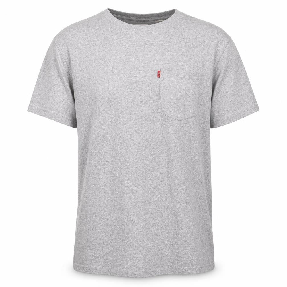 Mens UK Size S Levi's Grey  Cotton T-Shirt
