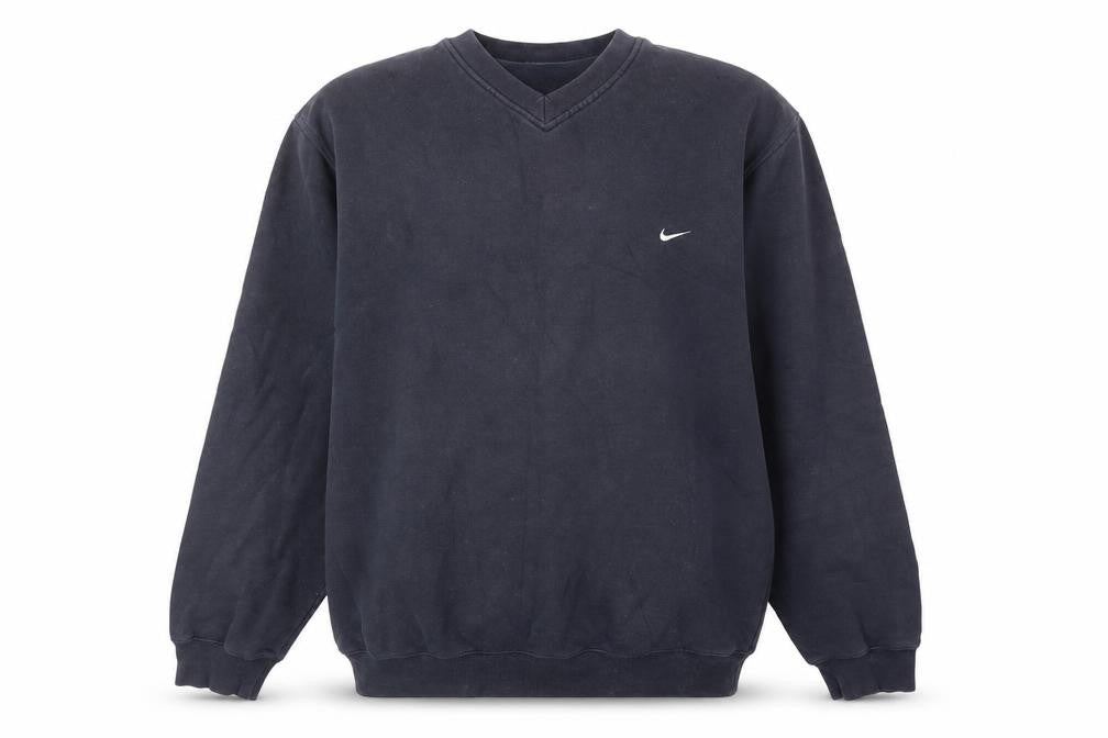 Mens UK L Regular Nike Black Pullover Sweatshirt