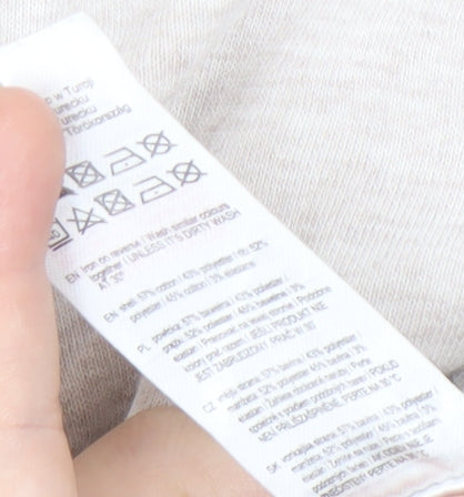 Disney Women's Beige Sweatshirt UK 20 Mickey Print