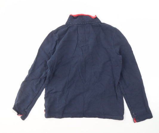 Crew Clothing Co. Women's Blue Henley Sweatshirt Size 14