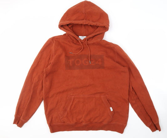 TOG24 Men's Brown Pullover Hoodie - Size L