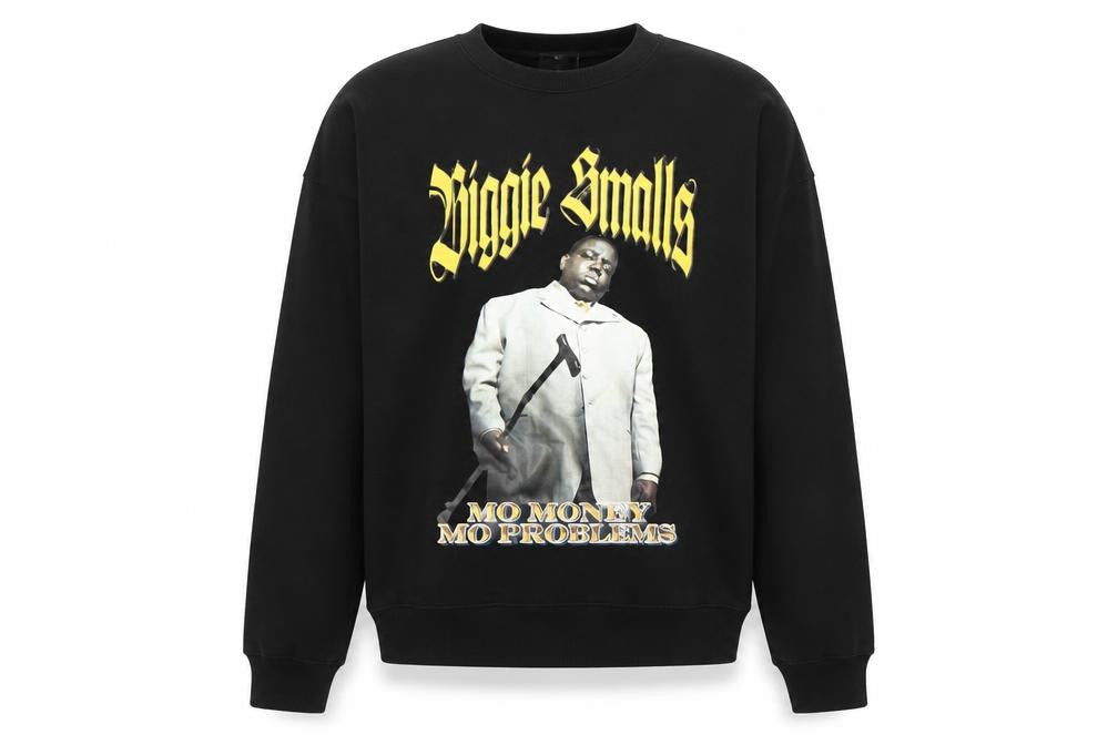 H&M Womens Black Oversized Graphic Sweatshirt S