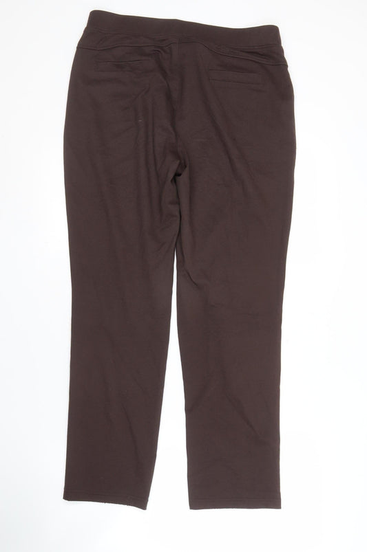 Claudia.C Women's Brown Skinny Trousers S