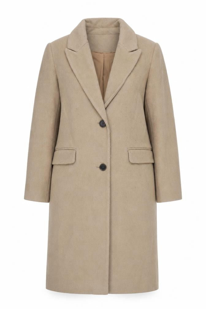 Marks and Spencer Women's Beige Long Overcoat