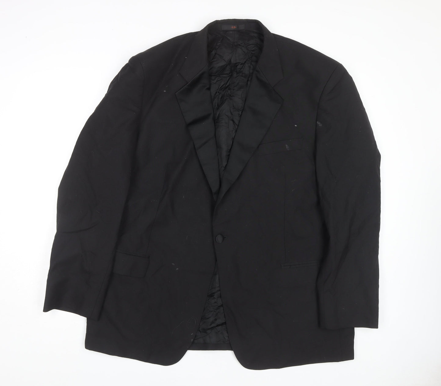 Horne Brothers Men's Black 46R Wool Tuxedo Blazer
