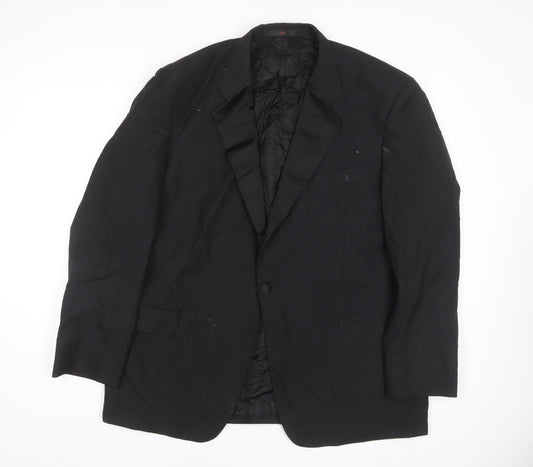Horne Brothers Men's Black 46R Wool Tuxedo Blazer