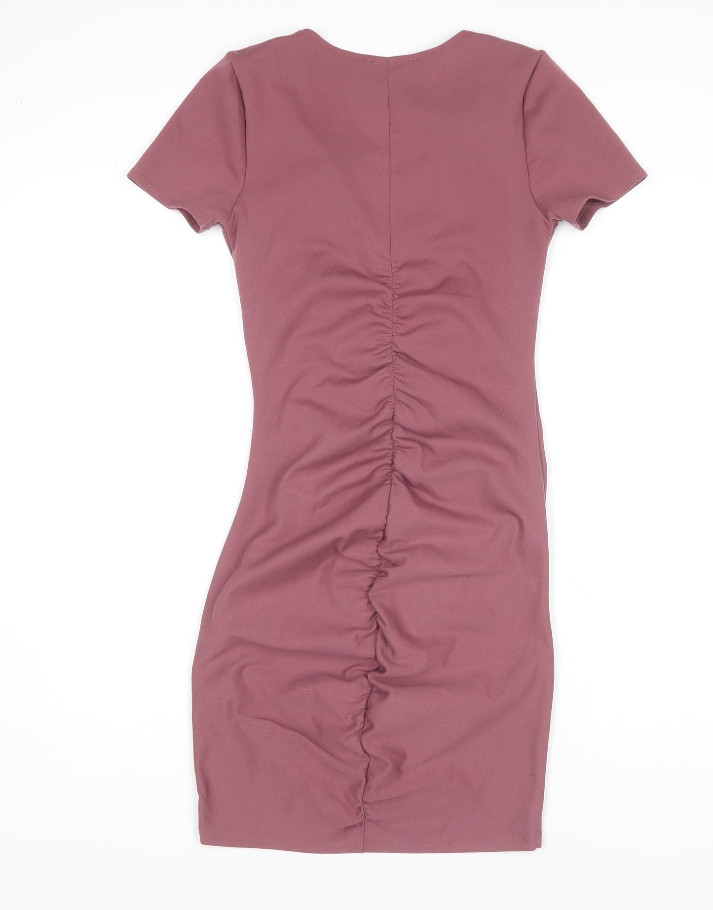 Zara Women's Pink Bodycon Dress Size M
