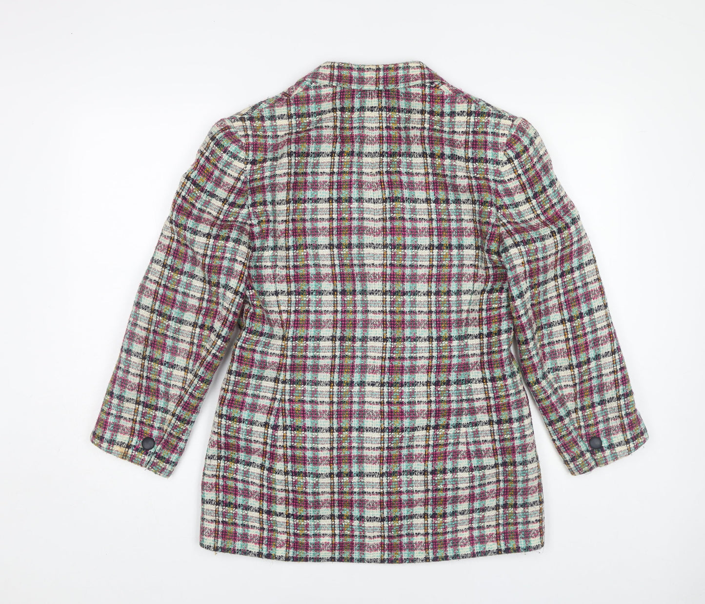 Planet Women's Multicoloured Plaid Blazer Size 8