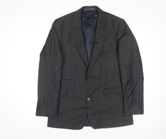 Hammond & Co. Men's Grey Blazer 38R Chest Single-Breasted