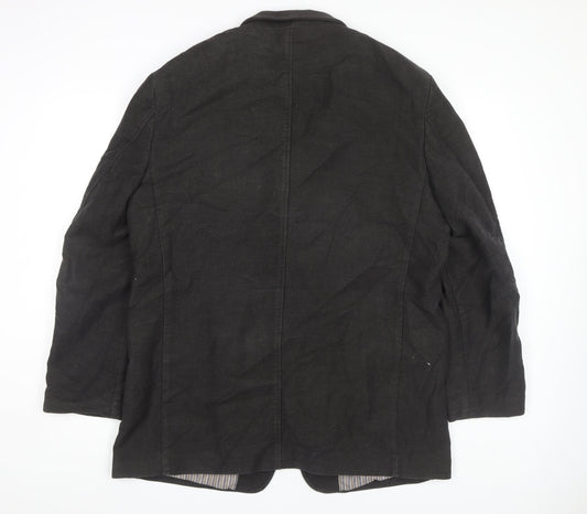 Daniel Grahame Men's Black Blazer 46 Regular