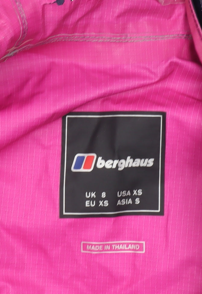 Berghaus Women's Blue Rain Jacket Size 8 Waterproof