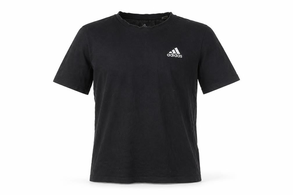 Mens UK Size S adidas Black  Cotton T-Shirt