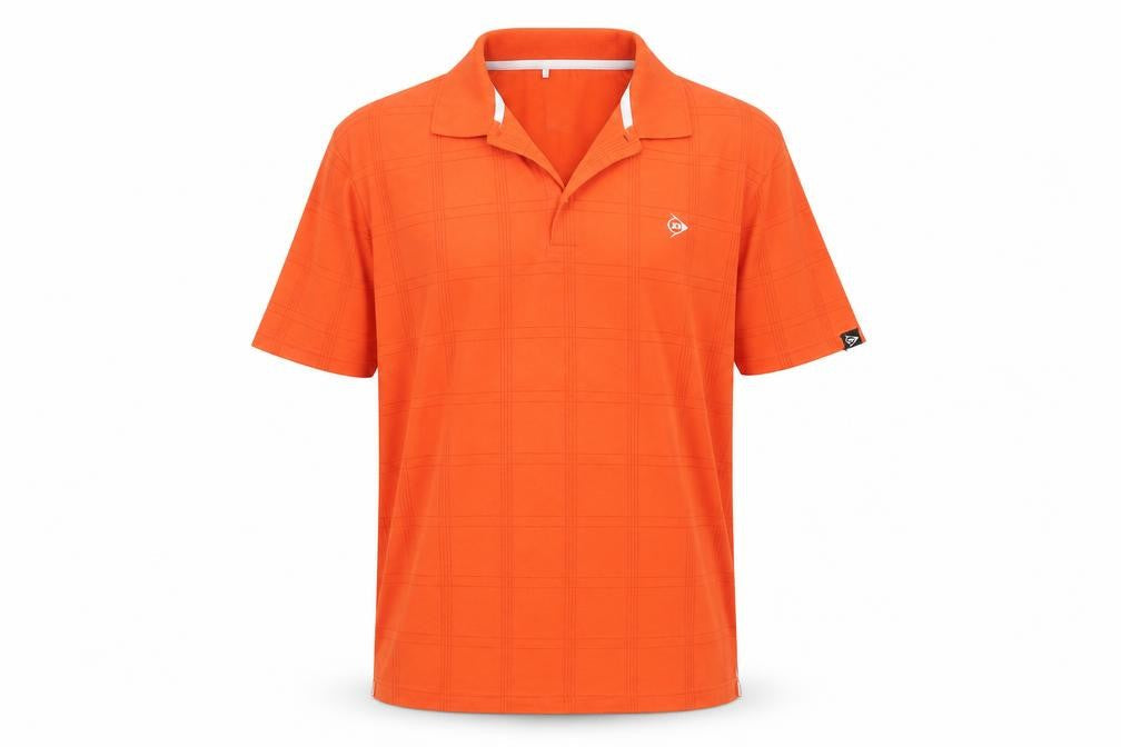 Dunlop Men's Orange Polo, 2XL, Short Sleeve, Regular Fit