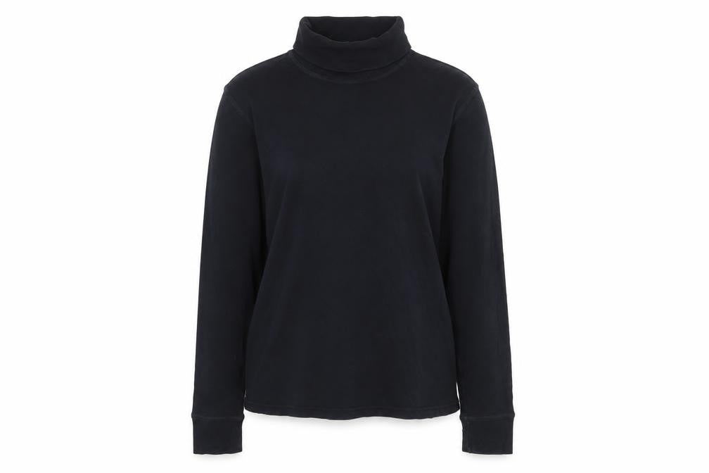 Front view of Mountain Warehouse Women's Black Long Sleeve Top