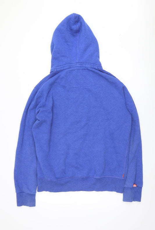 Superdry Men’s Blue XL Hoodie with Logo Accent