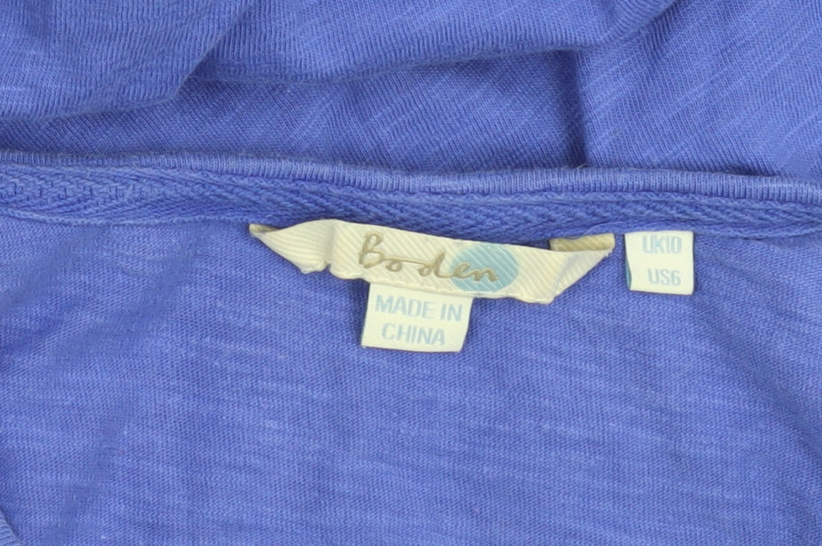 Boden Women's Blue Sleeveless Cotton Dress UK 10