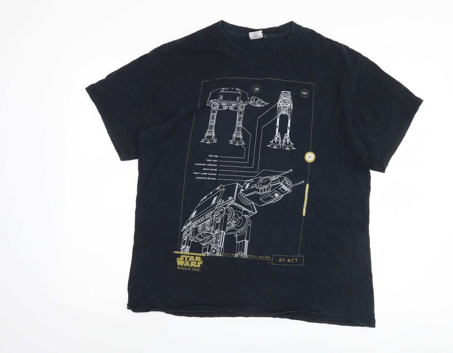 Star Wars Men's Black L T-Shirt with Graphic Print