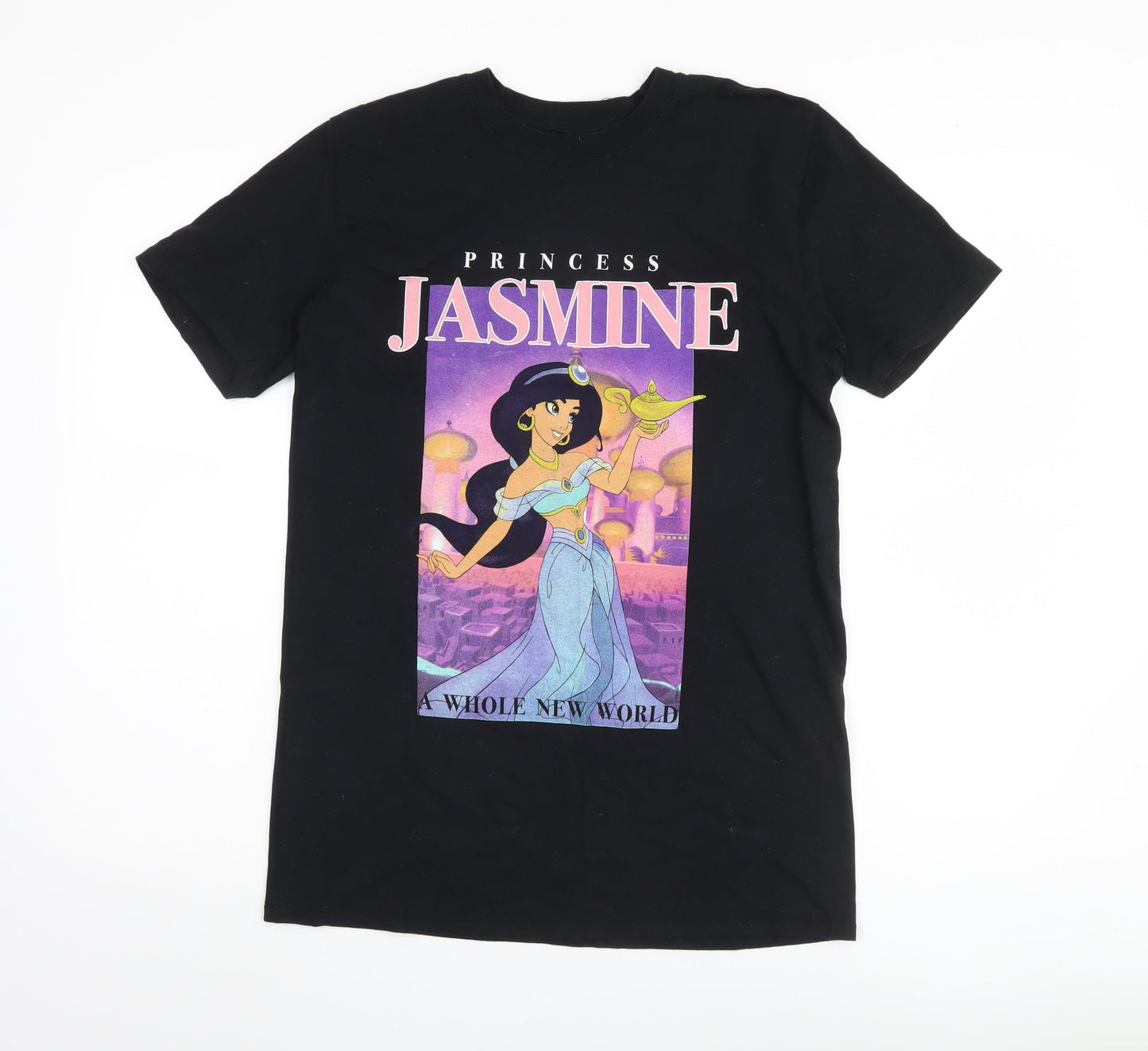 Disney Women's Black Princess Jasmine T-Shirt - Size S