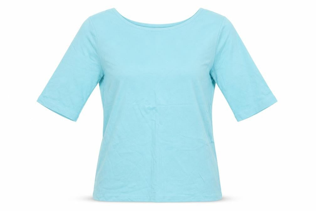 Womens UK Size M Gap Blue Cotton T-Shirt
