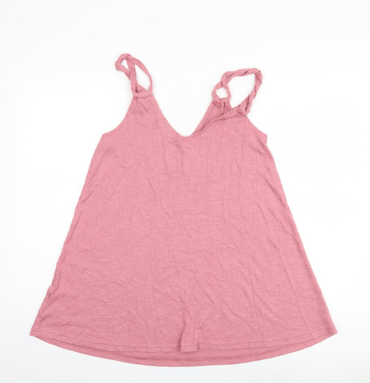 Pull & Bear Women's Pink Camisole Tank Top Size 12