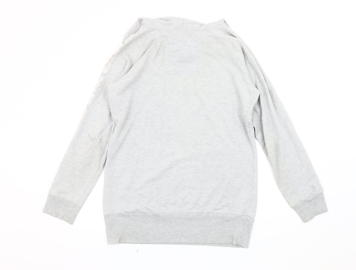 Genuine Grey Unisex Adults University Pullover Hoodie, Size 18