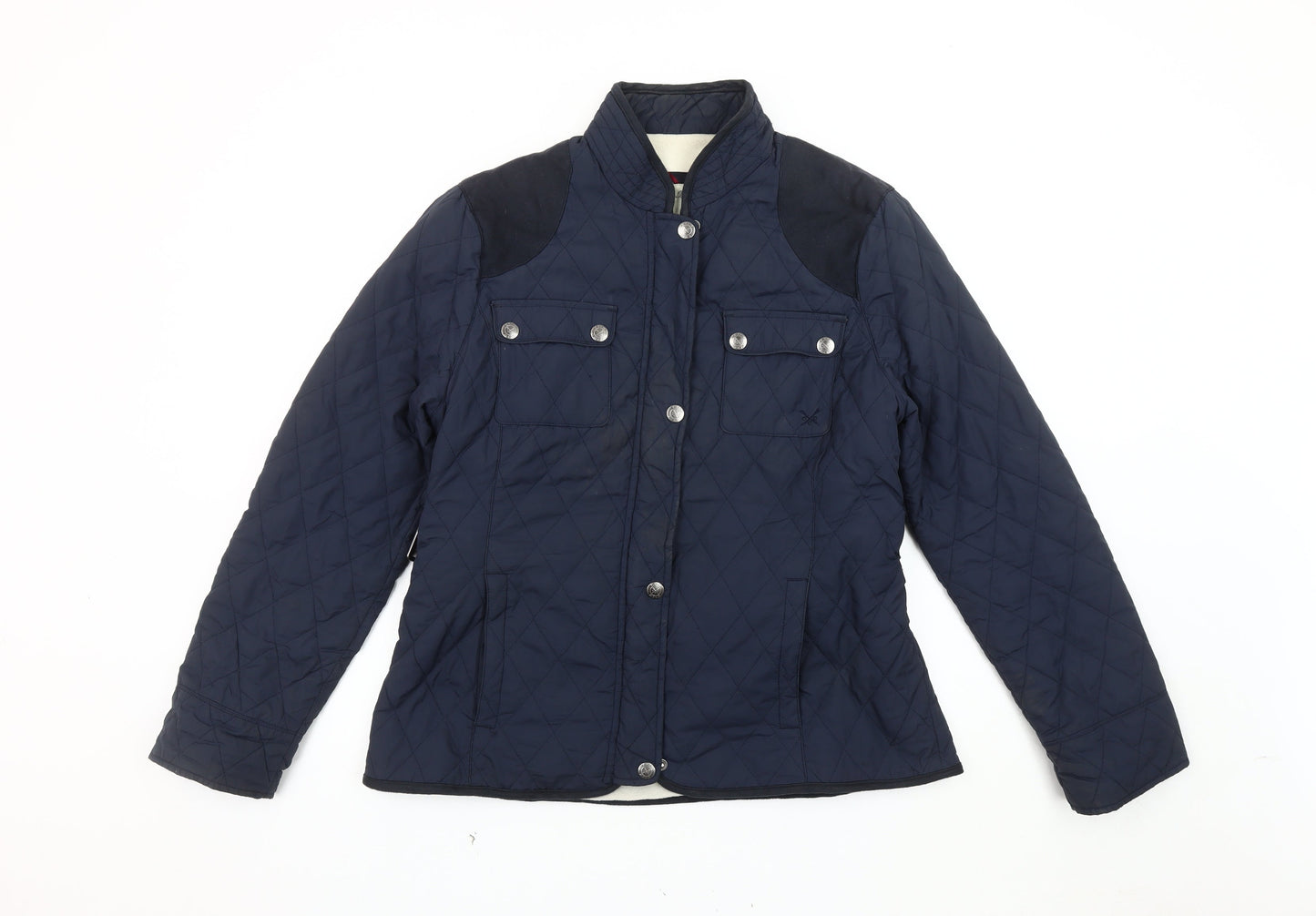 Crew Clothing Women's Blue Quilted Jacket Size 16