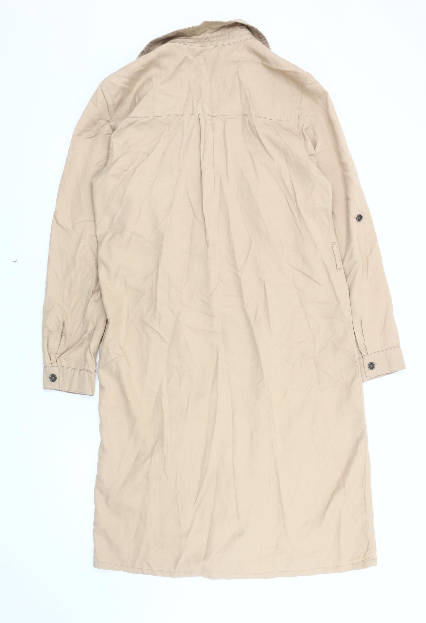 Damart Women's Beige Shirt Dress Size 12