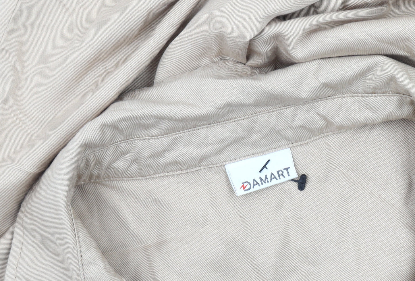 Damart Women's Beige Shirt Dress Size 12