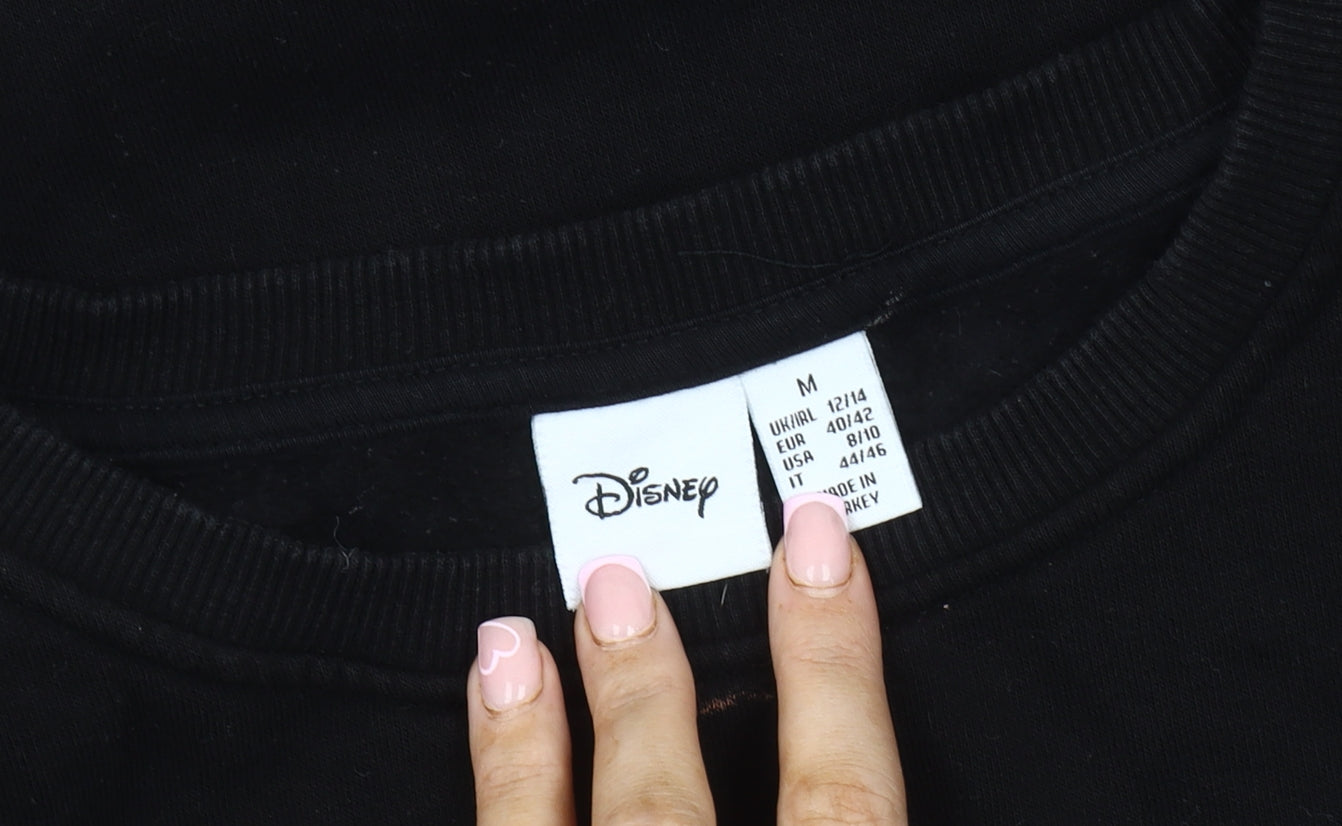 Disney Unisex Black Pullover Sweatshirt M