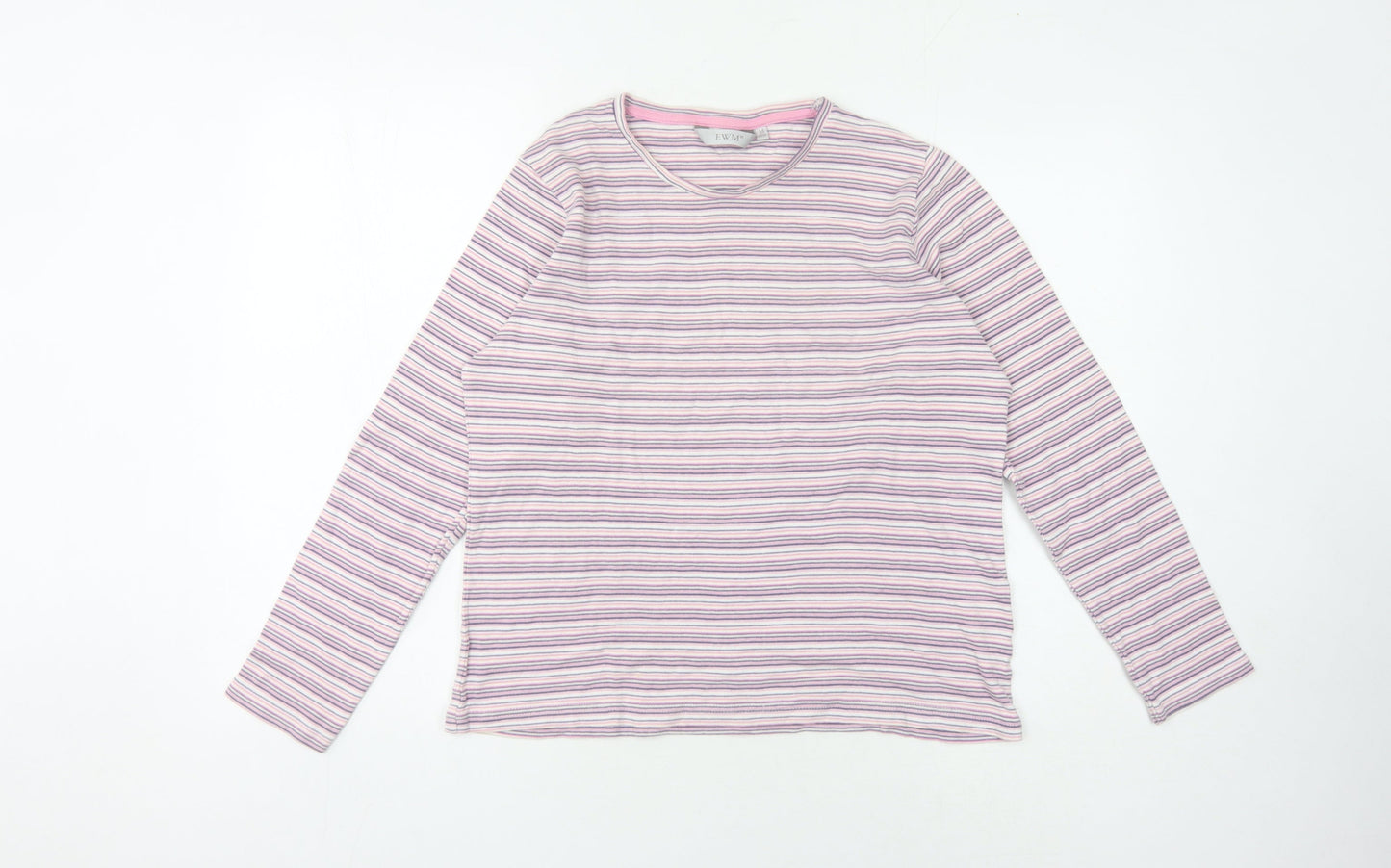 EWM Women's Multicoloured Striped T-Shirt M