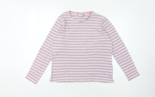 EWM Women's Multicoloured Striped T-Shirt M
