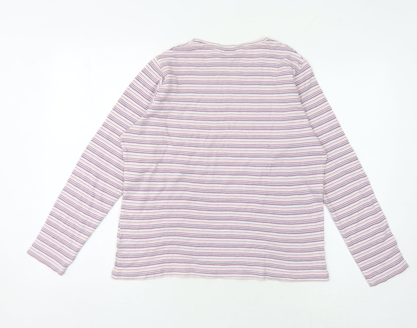 EWM Women's Multicoloured Striped T-Shirt M