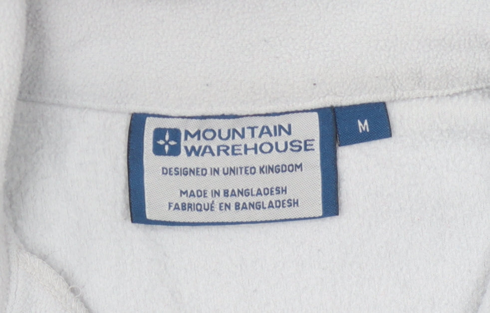 Mountain Warehouse Women's Grey Fleece Zip Sweatshirt M