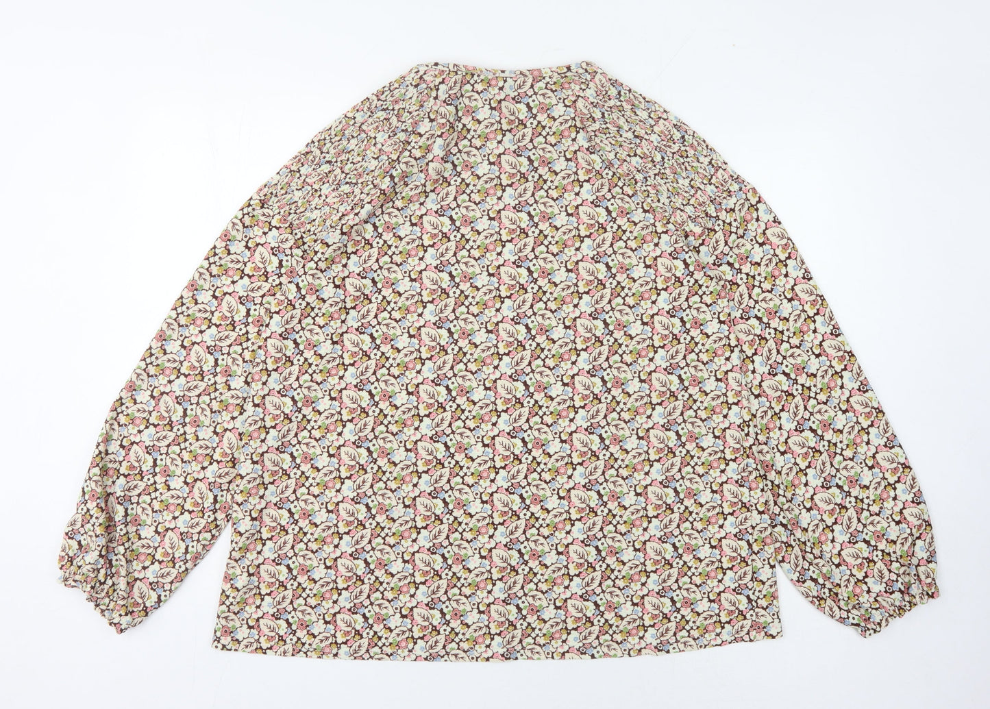 Next Women's Multicoloured Floral Blouse Size 18