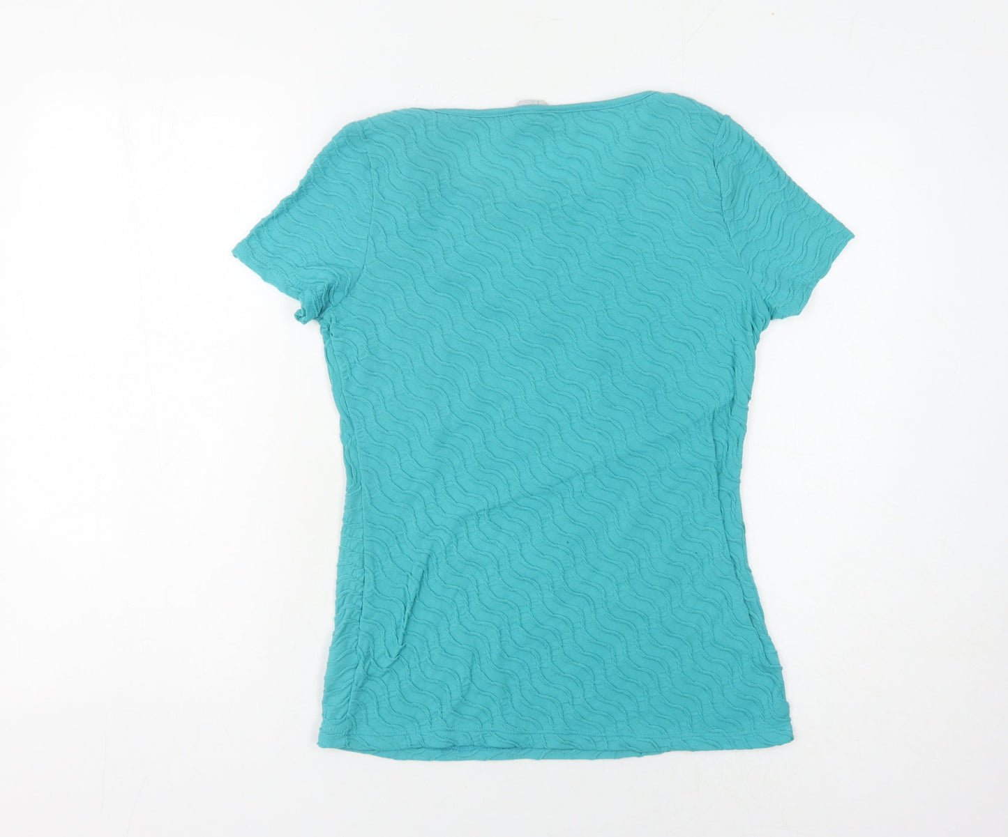 Marks and Spencer Women's Blue T-Shirt Size 10