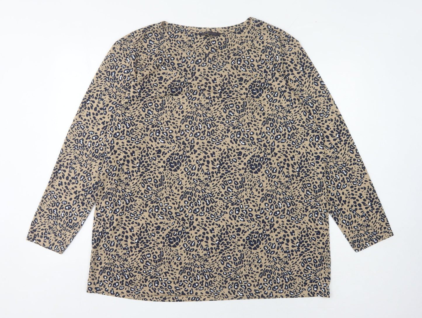 Marks and Spencer Women's Multicoloured Long Sleeve Top