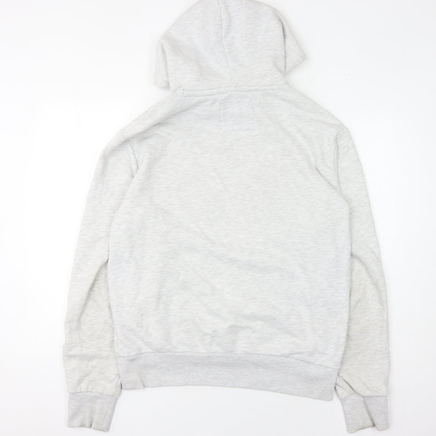 Superdry Men's XL Grey Pullover Hoodie with Logo
