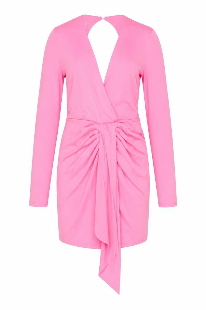 Zara Women's Pink XS Wrap Dress Party Wear