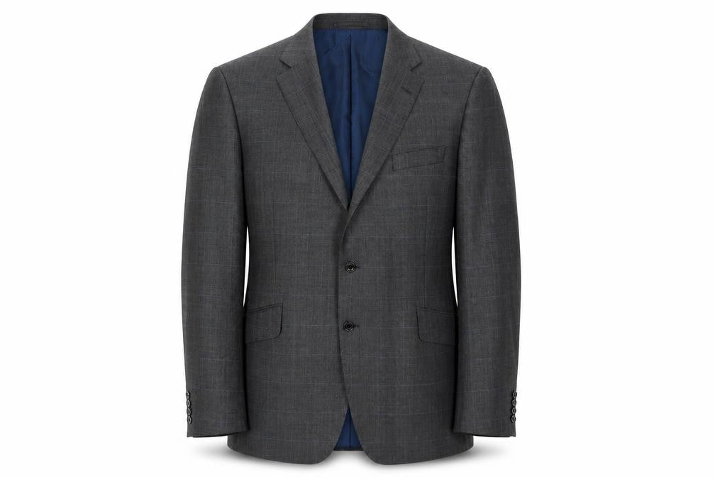 Marks and Spencer Men's Grey Wool Blazer 44 Long