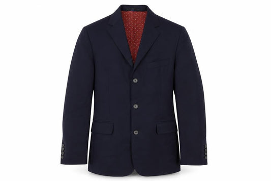 Mens 38 Chest Regular Boden Blue Three-Button Blazer
