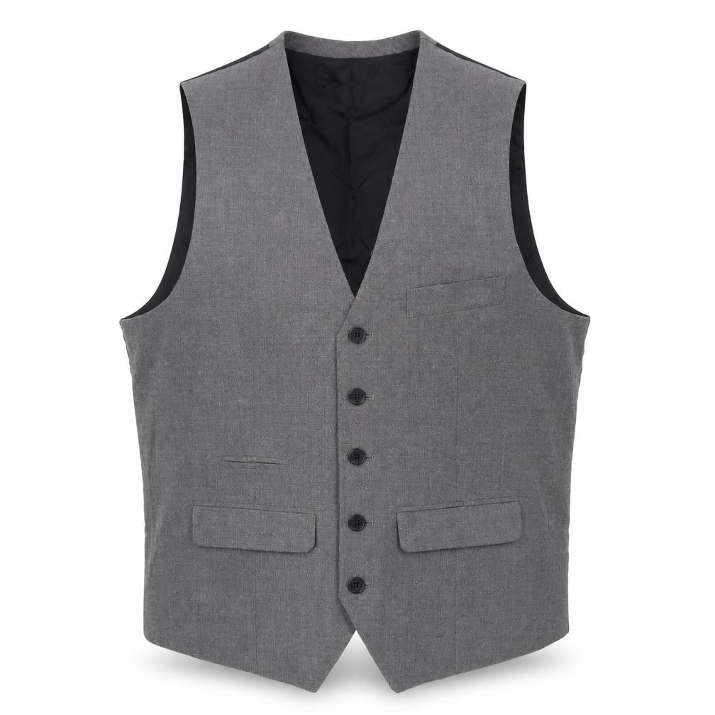 Mens N/A Chest Regular Jeff Banks Grey Waistcoat Suit Waistcoat