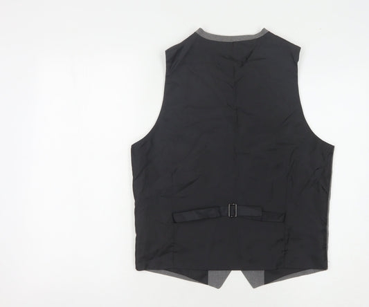 Jeff Banks Men's Grey Waistcoat Size S