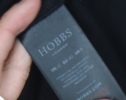 Hobbs Women Black Sleeveless Dress Size 12