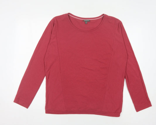 Street One Women's Red Long Sleeve T-Shirt Size 12