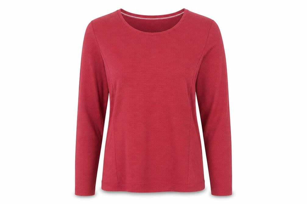 Womens UK Size 12 Street One Red Polyester Blend T-Shirt