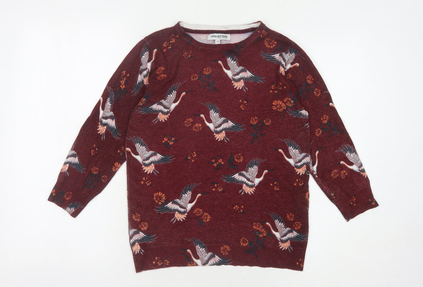 Debenhams Women's Animal Print Jumper Size 10