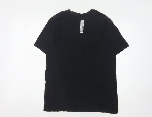 Nike Men's Black Medium Graphic Print T-Shirt