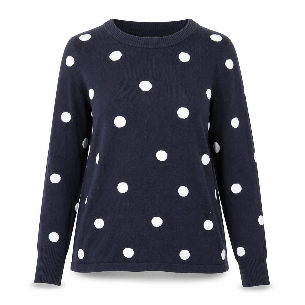 Womens UK S Regular Hobbs Blue Pullover Tight-Knit