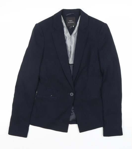 Next Women's Black Suit Jacket - Size 6, Lined Business Wear