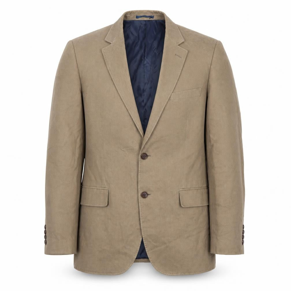 Mens 40 Chest Regular Austin Reed Brown Two-Button Blazer
